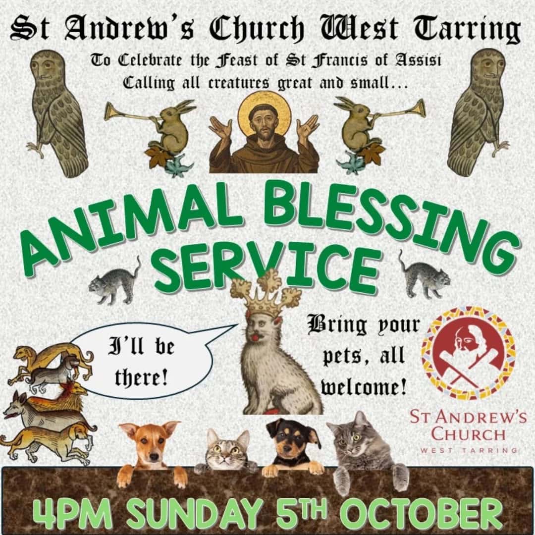 Animal Blessing Service at St Andrews Church West Tarring
