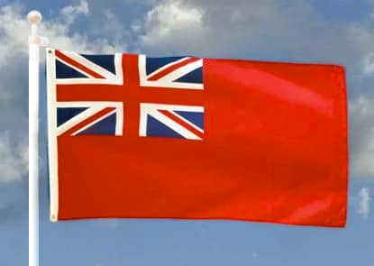 Shoreham Port Commemorates Merchant Navy Day by Flying Red Ensign